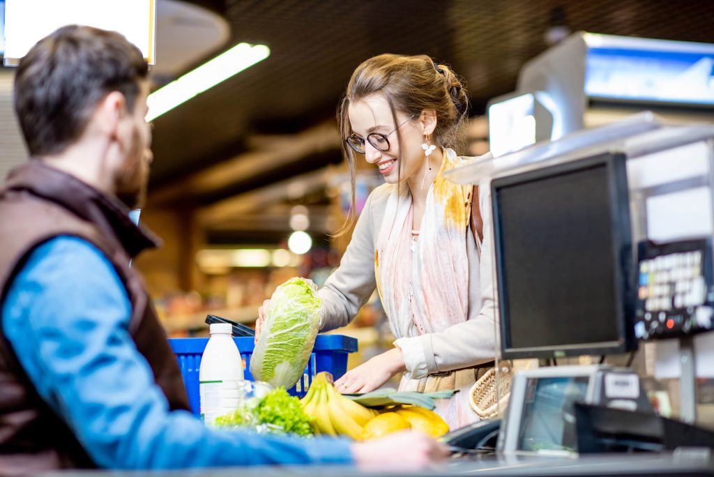 Supermarket shopping